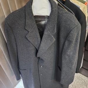Size 48L men's Grey peacoat